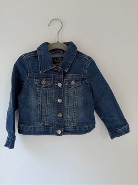 The Children's Place Girls' Dark Blue Denim Jacket